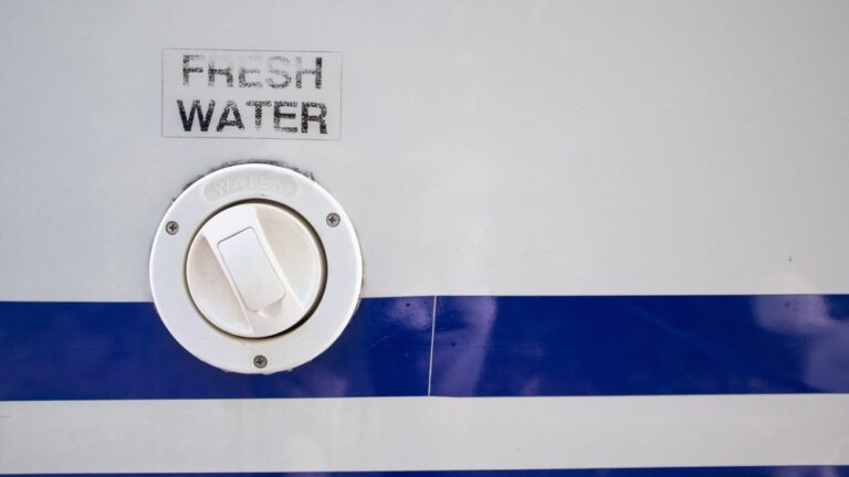 RV water storage tank