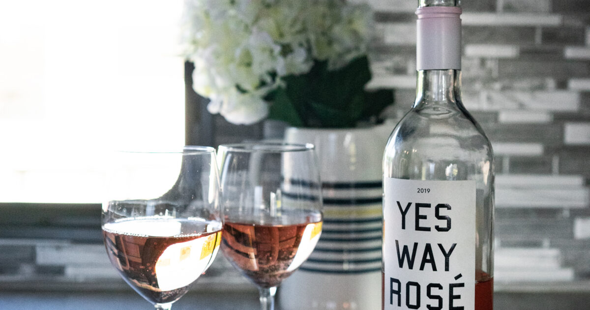 wine and wineglasses in an RV