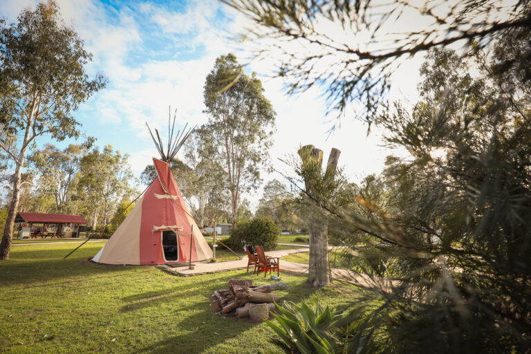 glamping teepee