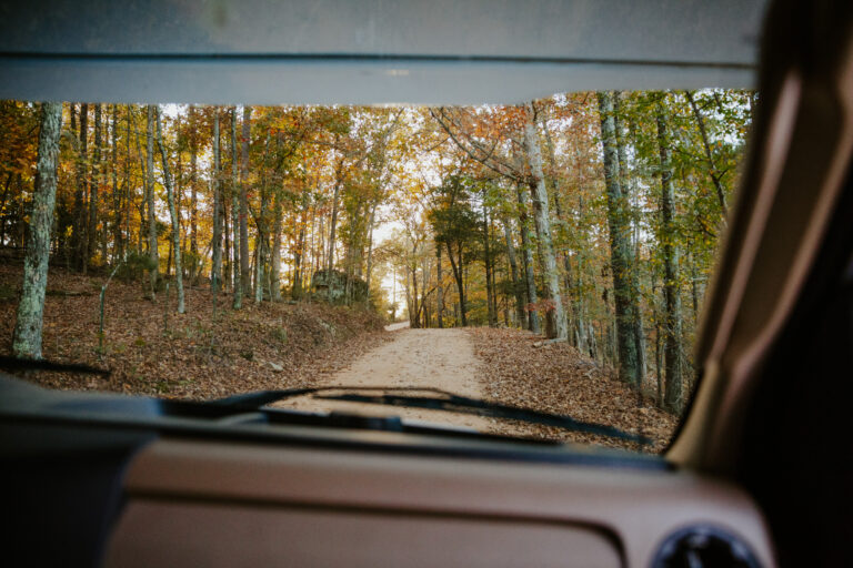 looking through an RV window