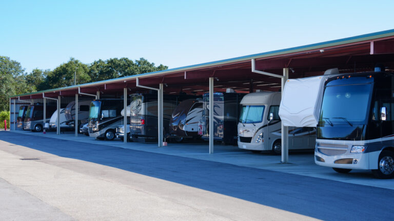 RV covered storage