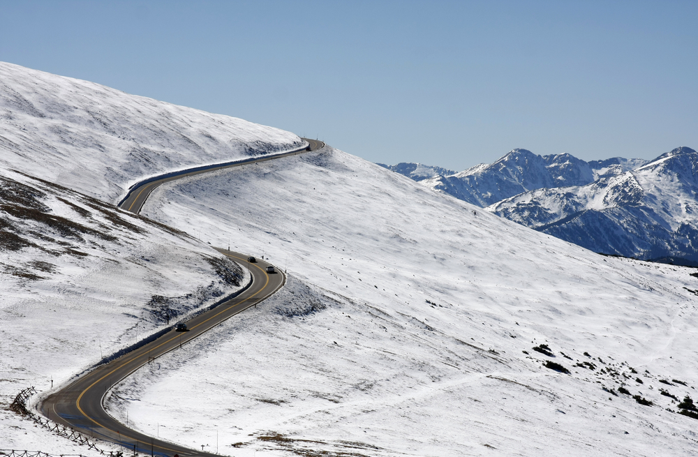 Trail Ridge Road in Rocky Mountain National Park Colorado