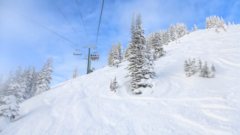 Crystal Mountain Ski Resort, near Mt. Rainier, Washington State, USA