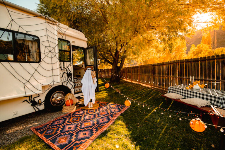 An RV Halloween party