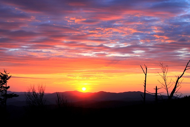 Great Smoky Mountains National Park at sunset