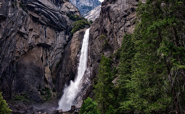 waterfalls at Yosemite National Park