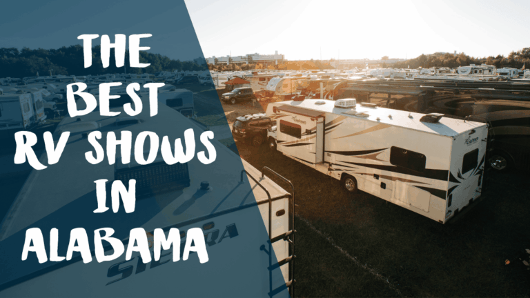 An Alabama RV show banner