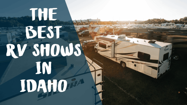An Idaho RV show banner