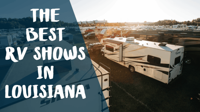 A Louisiana RV show banner