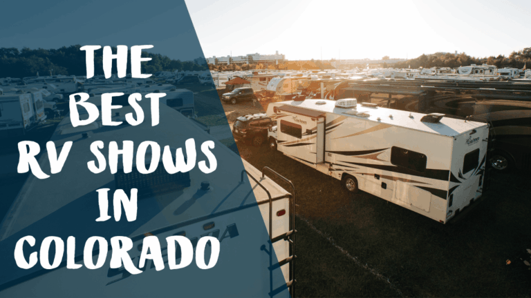 banner for RV shows in Colorado