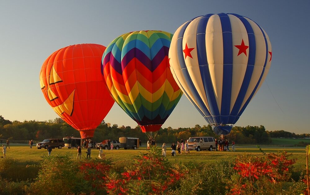 The Adirondack Balloon Festival in New York