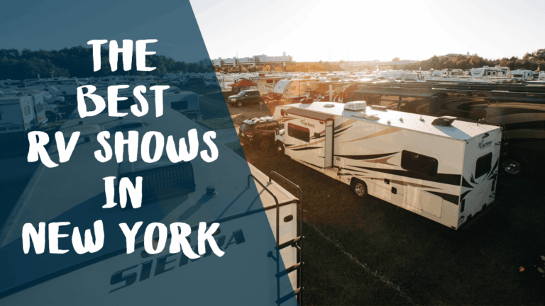 New York RV show banner