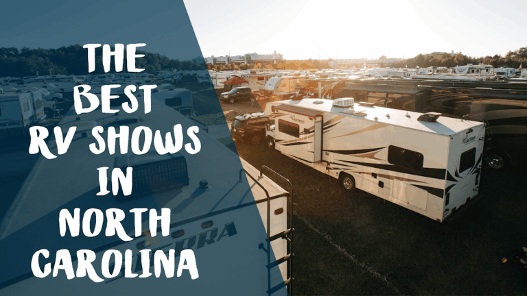 North Carolina RV show banner