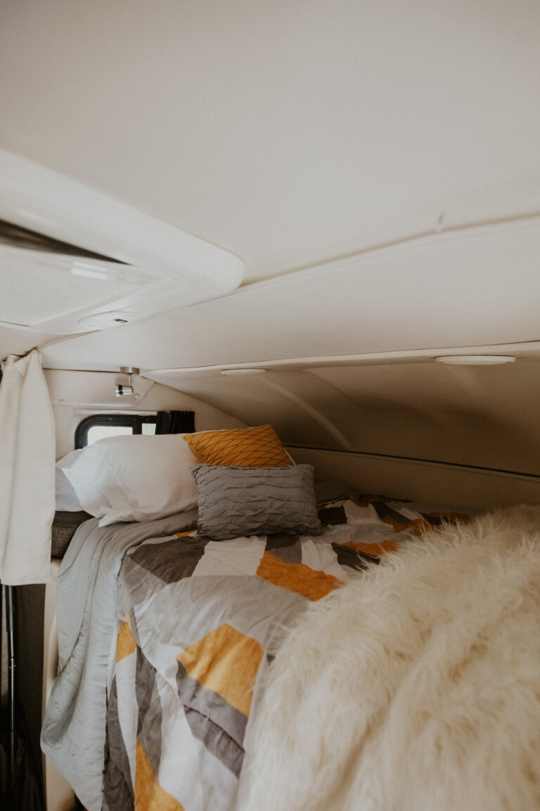 A trendy RV bunk