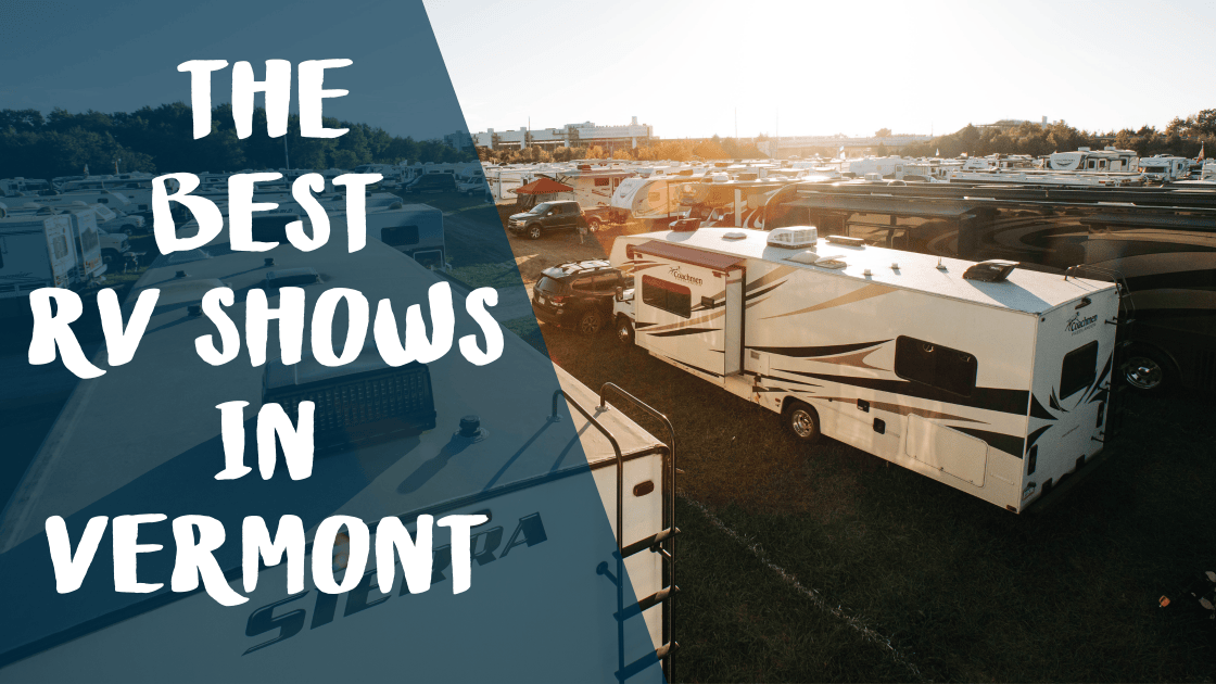 A Vermont RV show banner
