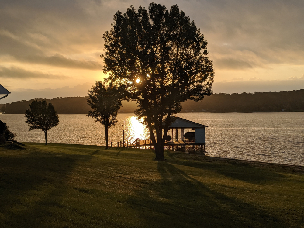 Lake Bob Sandlin at sunset