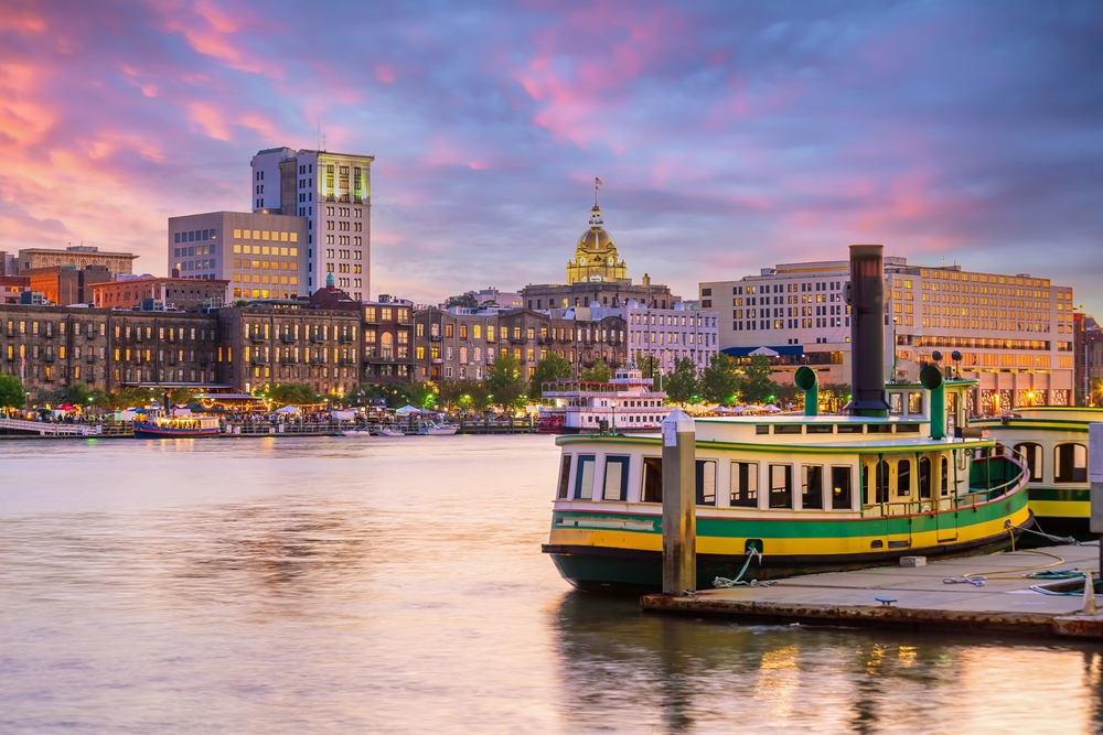 Savannah waterfront district