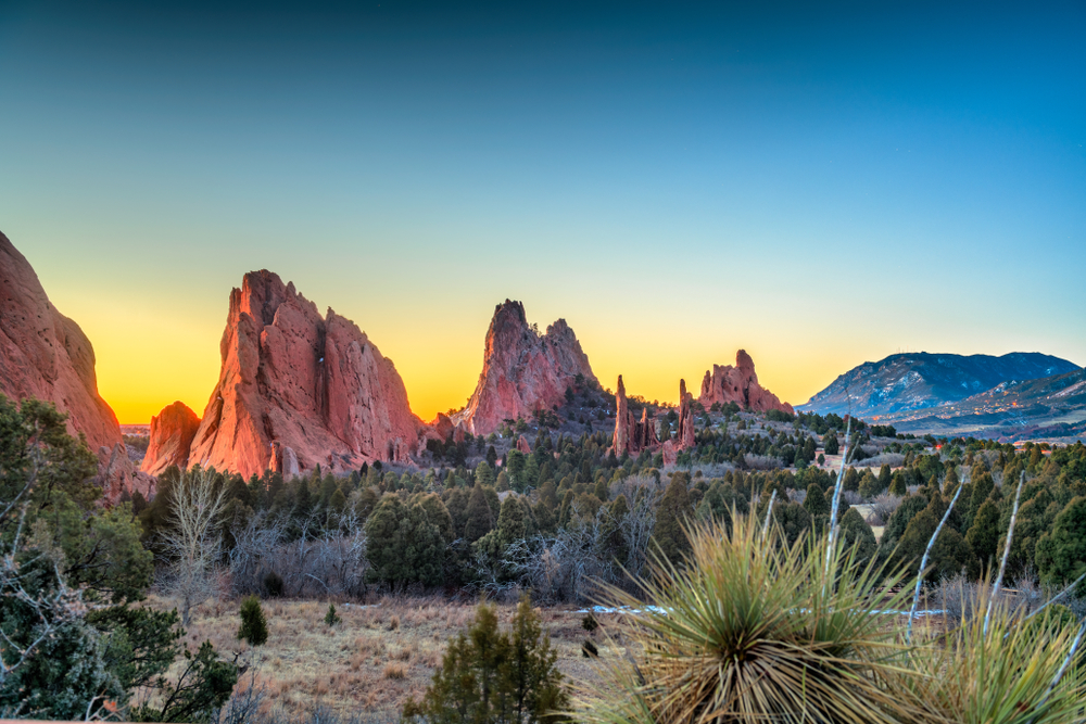 Garden of the Gods park in Colorado Springs