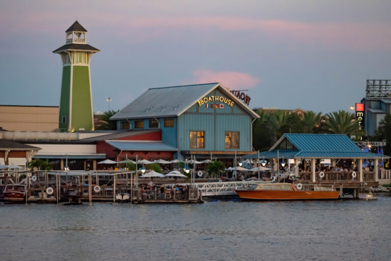 boathouse at Lake Buena Vista Disney World