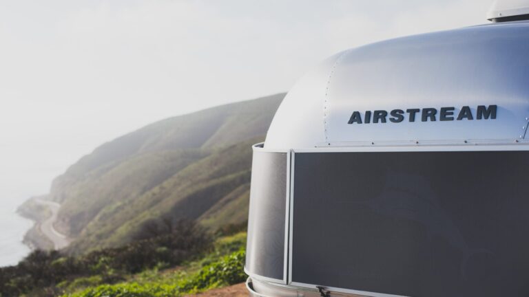 Aisrstream trailer in the mountains
