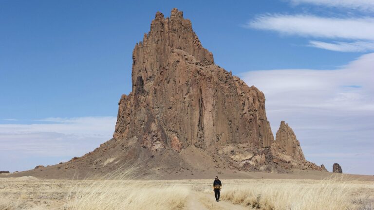 Shiprock peak, one of the top New Mexico landmarks