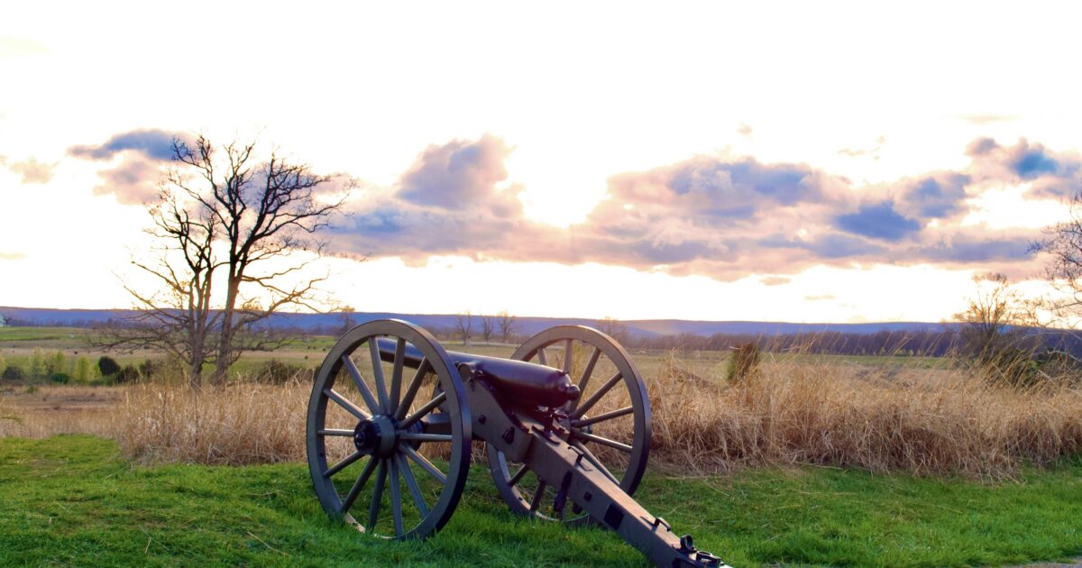 Gettysburg Battlefield, one of the best landmarks in Pennsylvania
