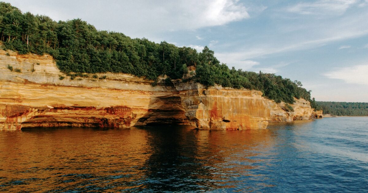 Pictured Rocks, one of the best Michigan landmarks