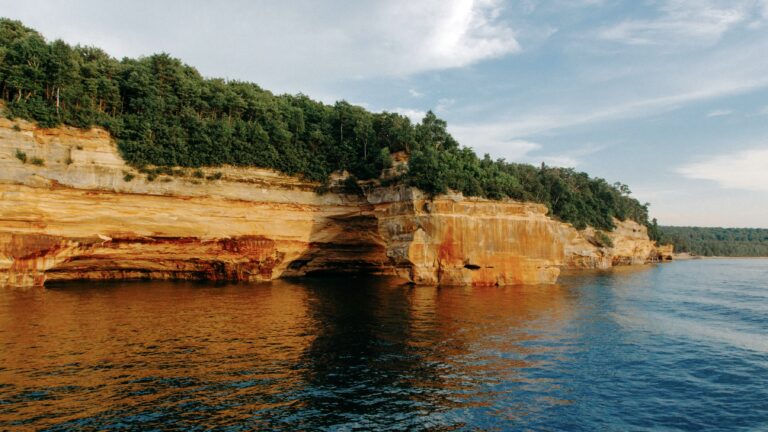 Pictured Rocks, one of the best Michigan landmarks