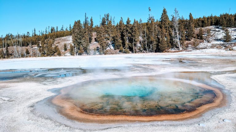 geyser at Yosemite National Park