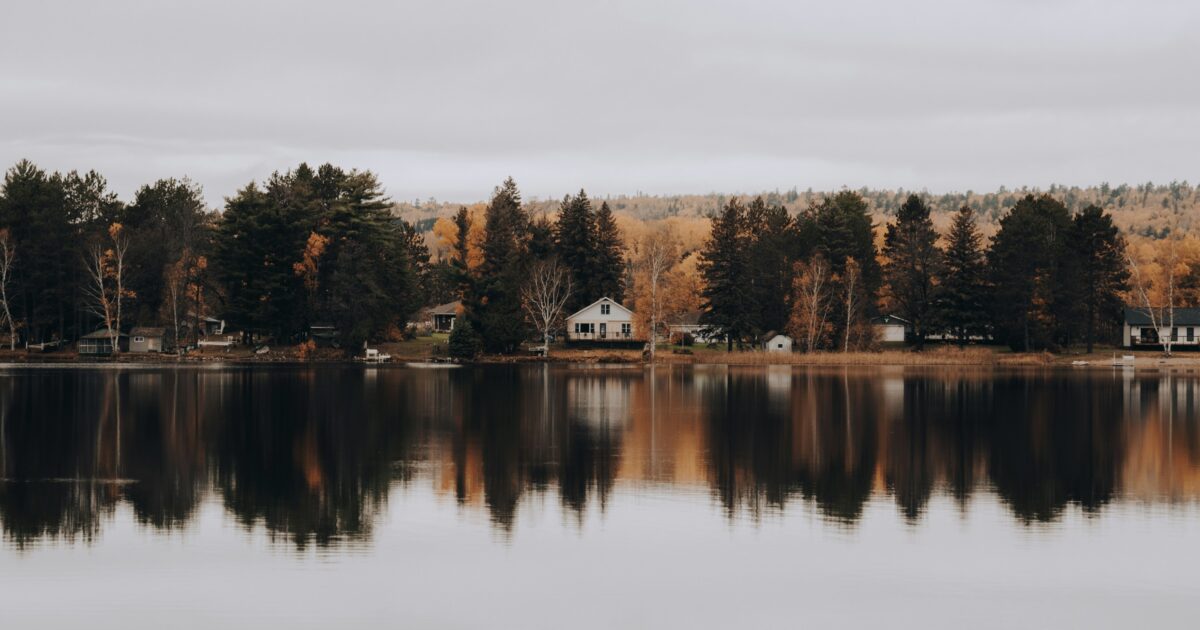 Lake view from Minnesota boondocking spot