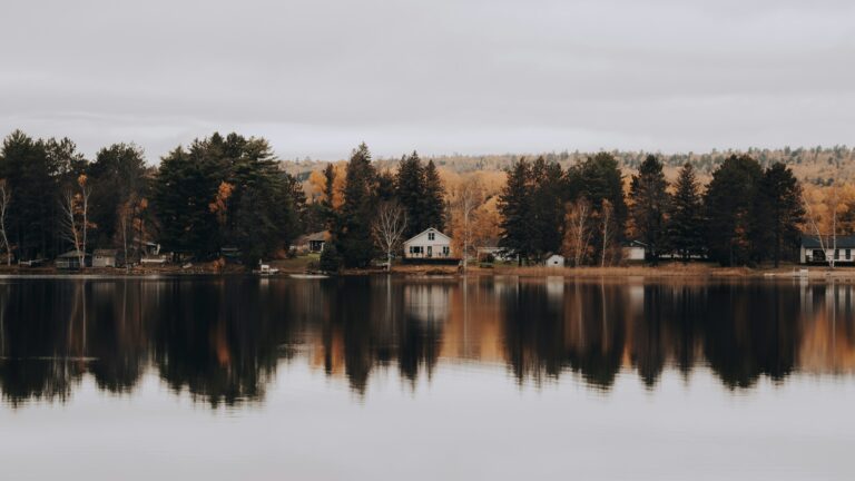 Lake view from Minnesota boondocking spot