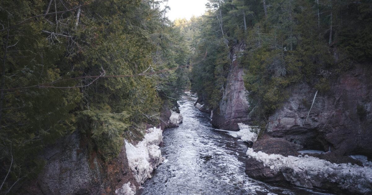 Gorgeous river near Michigan boondocking site