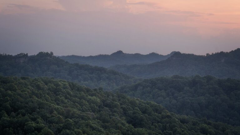 Kentucky boondocking mountain view