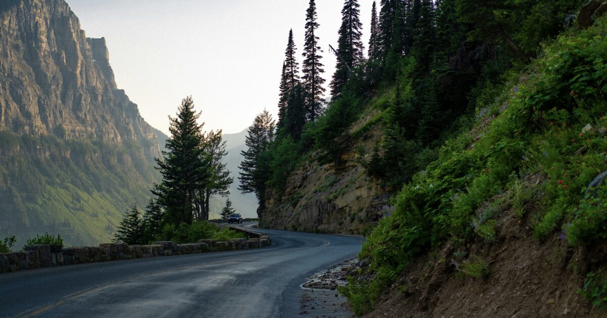 Going-to-the-sun road, one of the best Montana landmarks