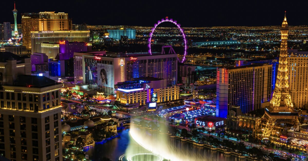 The Las Vegas strip, one of the best Nevada landmarks