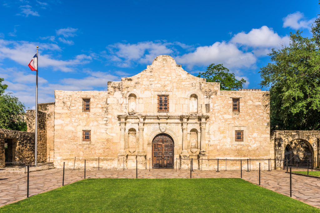 The Alamo in San Antonio, Texas, USA