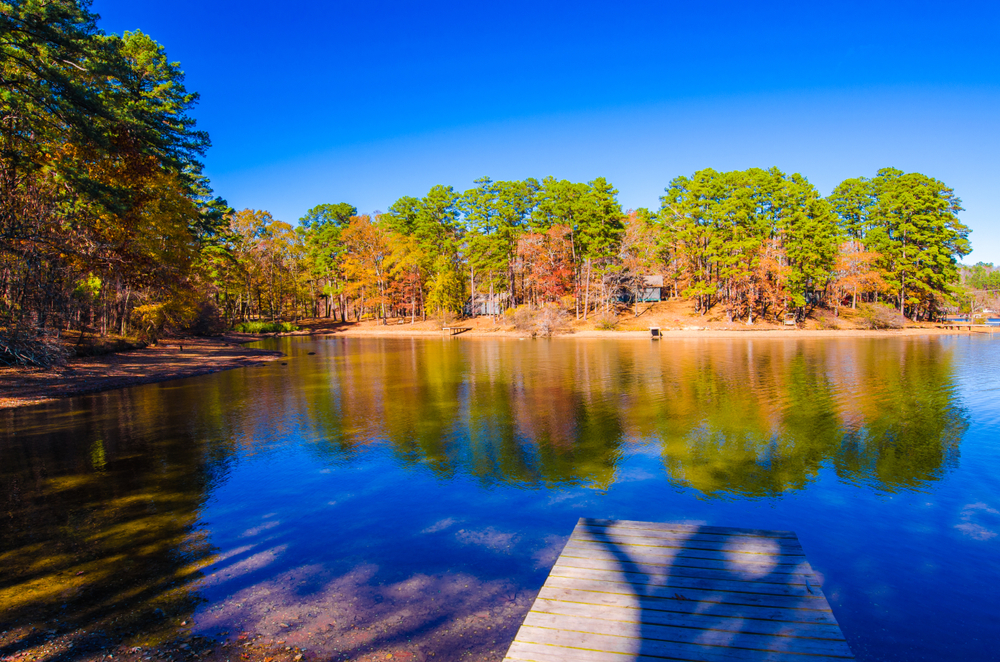 Lake Catherine State Park in Arkansas State of US.