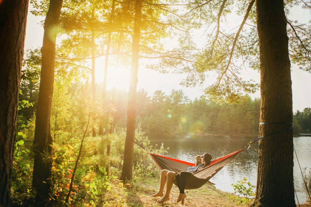 Hammock in COE campground