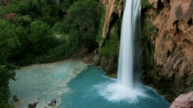 Havasu Falls, one of the most famous Arizona waterfalls