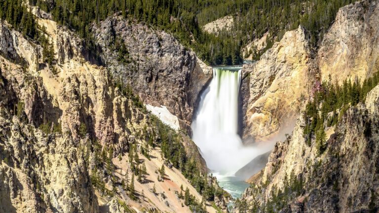 One of the best Wyoming waterfalls