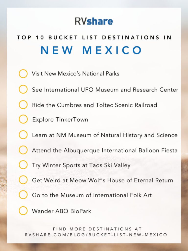 New Mexico Bucket List