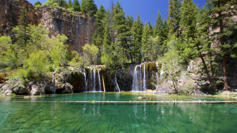 Hanging Lake, one of the best Colorado waterfalls
