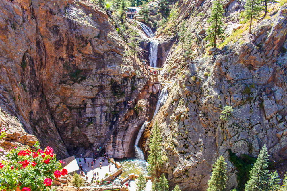 seven falls in Colorado