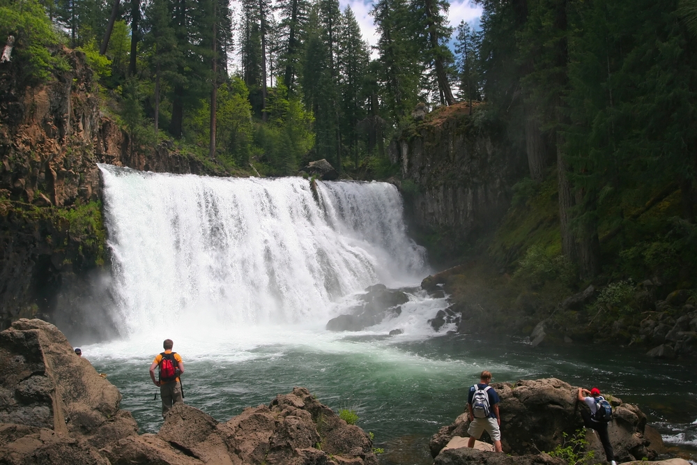 Brandy Creek Falls is a pretty little 24 ft. drop along Brandy Creek in the Whiskeytown National Recreation Area.