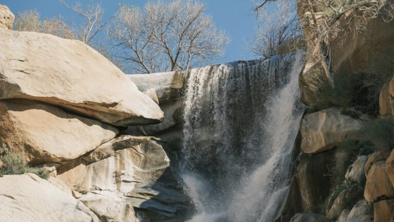 a waterfall much like the Kansas waterfalls listed here
