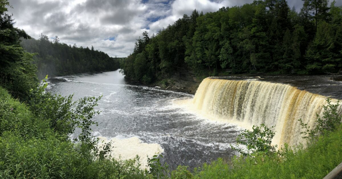 One of the prettiest Michigan waterfalls