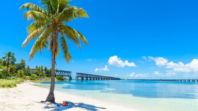 Bahia Honda State Park - Calusa Beach, Florida Keys - tropical coast with paradise beaches - USA