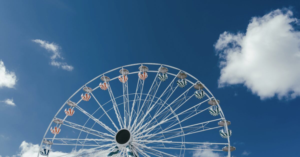 ferris wheel like the ones at Oklahoma amusement parks