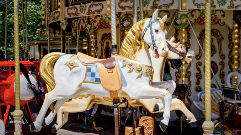 carousel like the ones at Rhode Island amusement parks