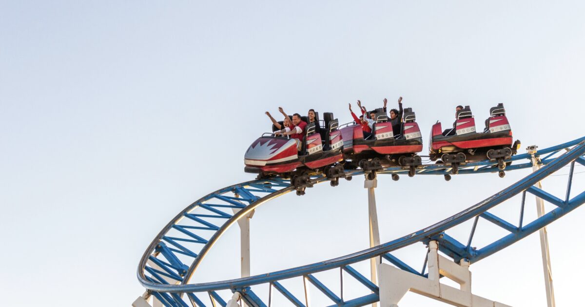 roller coster like those at Ohio amusement parks